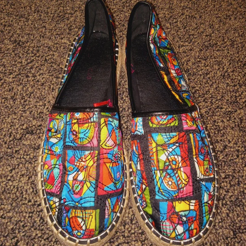 Clōe colorful quilted espidrills